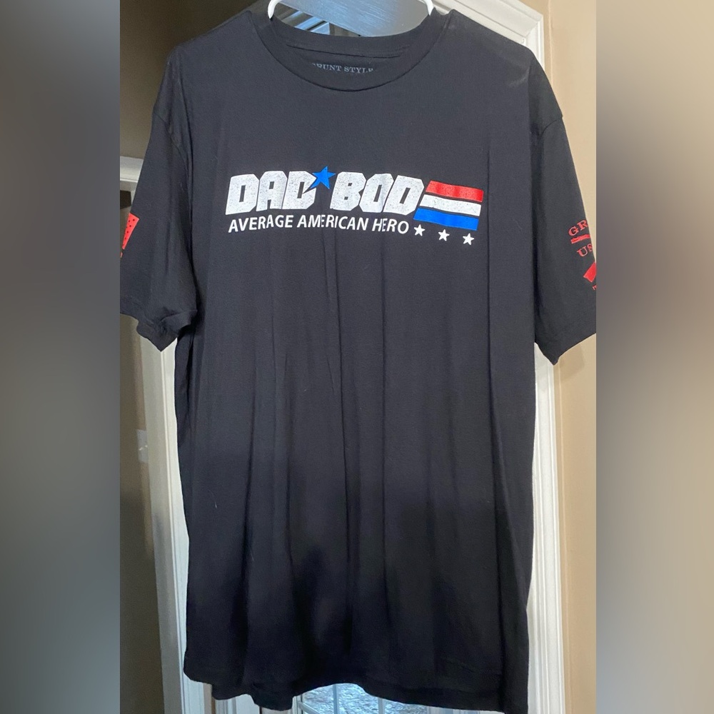 Grunt Style Black Dad Bod Tee